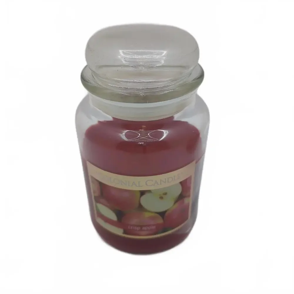 Colonial Candle Crisp Apple Large Jar Candle 18oz 2‎ Pack Fresh Apple Scent
